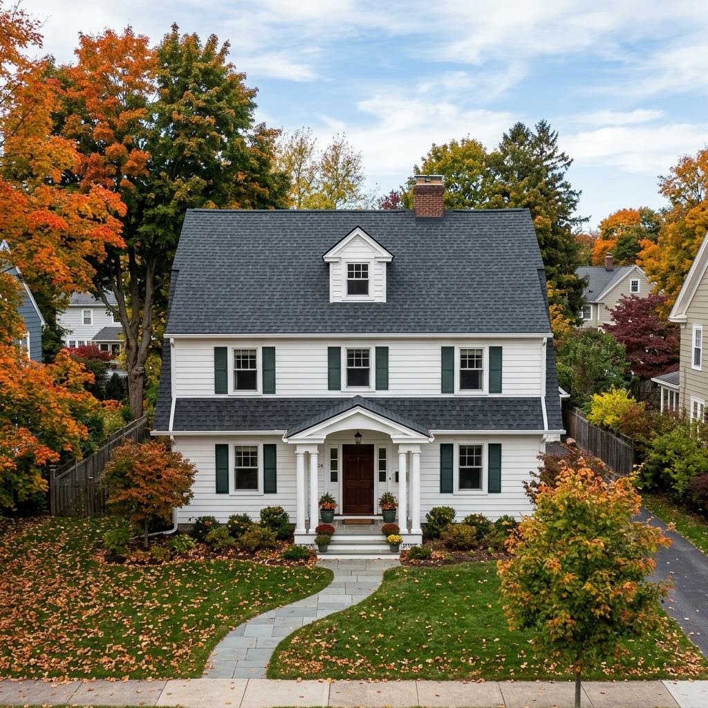 New architectural shingle roof