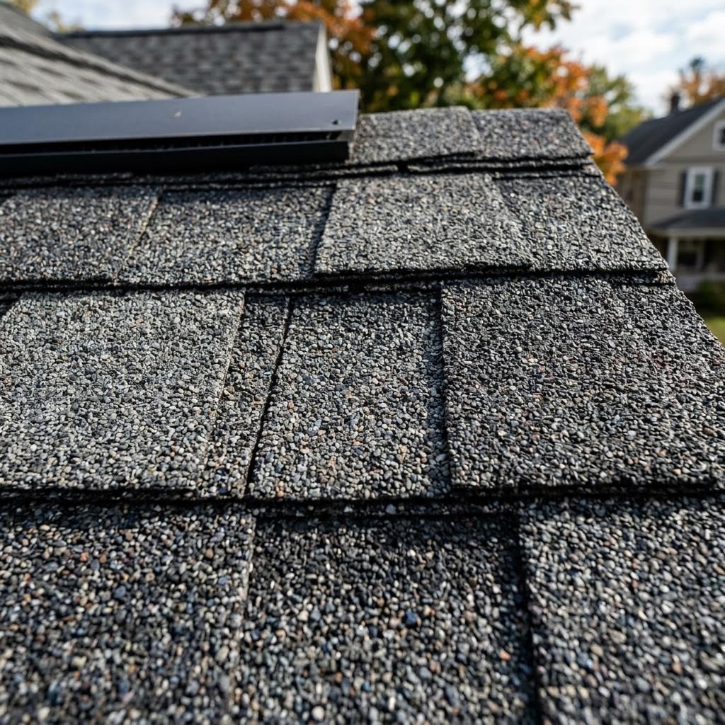 Close up of high quality shingles